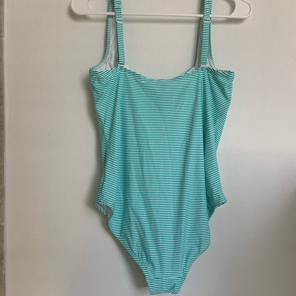 Sea Level Varsity Stripe Square Neck One-Piece Women’s Swimsuit NWT size 10 - Picture 7 of 16
